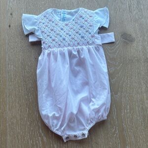 Feltman Brothers Smocked Baby Romper